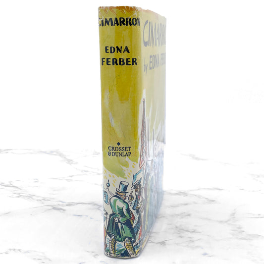 Cimarron by Edna Ferber [ANTIQUE HARDCOVER] 1930 • Grosset & Dunlap