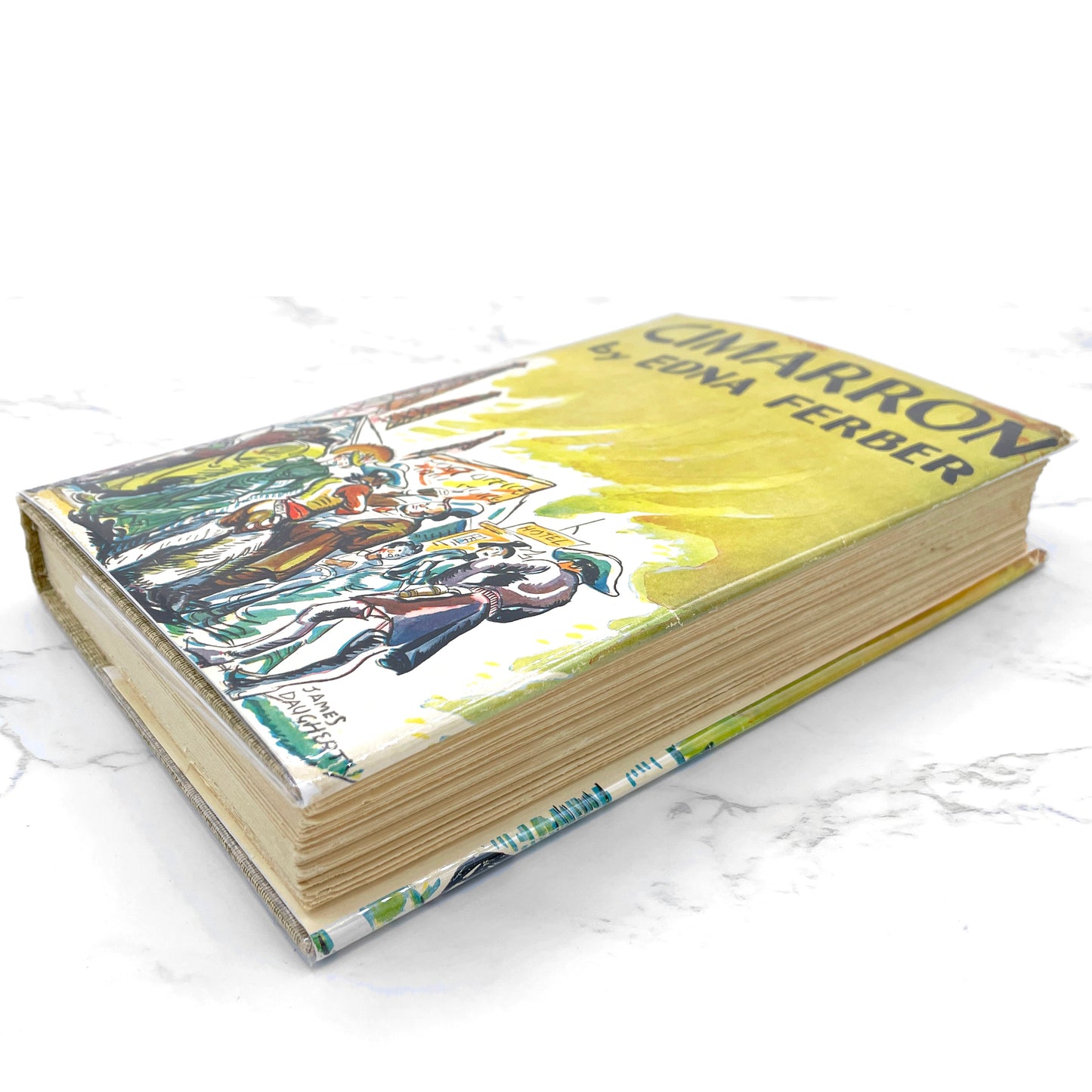 Cimarron by Edna Ferber [ANTIQUE HARDCOVER] 1930 • Grosset & Dunlap