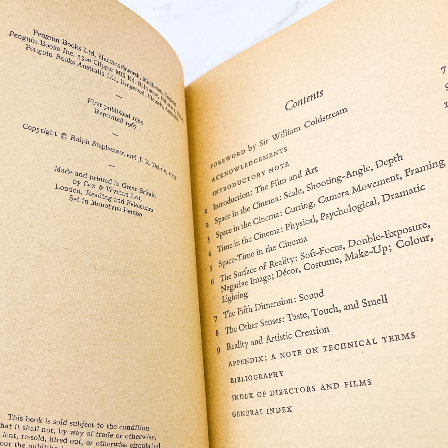 The Cinema as Art by Ralph Stephenson & J.R. Debrix [FIRST EDITION U.K. PAPERBACK] 1967 • Penguin