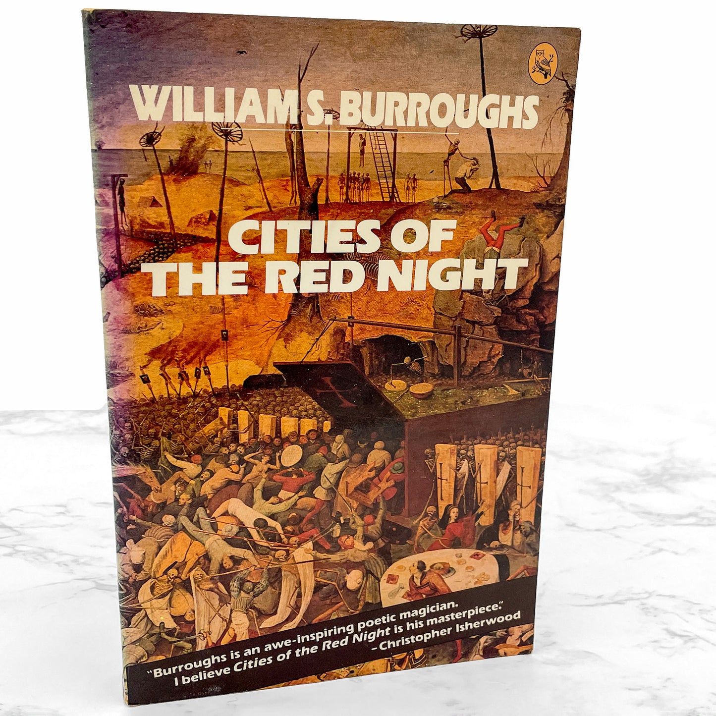 Cities of the Red Night by William S. Burroughs [FIRST PAPERBACK PRINTING] 1982 • Holt Rinehart Winston