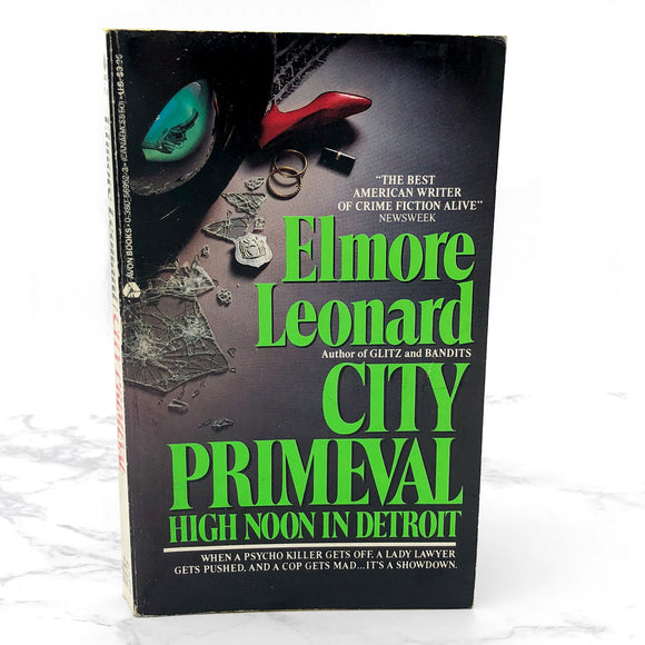City Primeval: High Noon in Detroit by Elmore Leonard [1987 PAPERBACK] • Avon