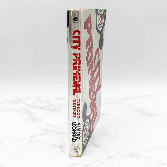 City Primeval by Elmore Leonard [FIRST PAPERBACK PRINTING] 1982 • Avon • Rare! *See Condition