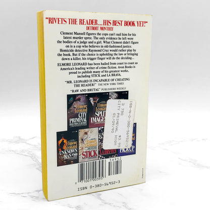 City Primeval: High Noon in Detroit by Elmore Leonard [1987 PAPERBACK] • Avon