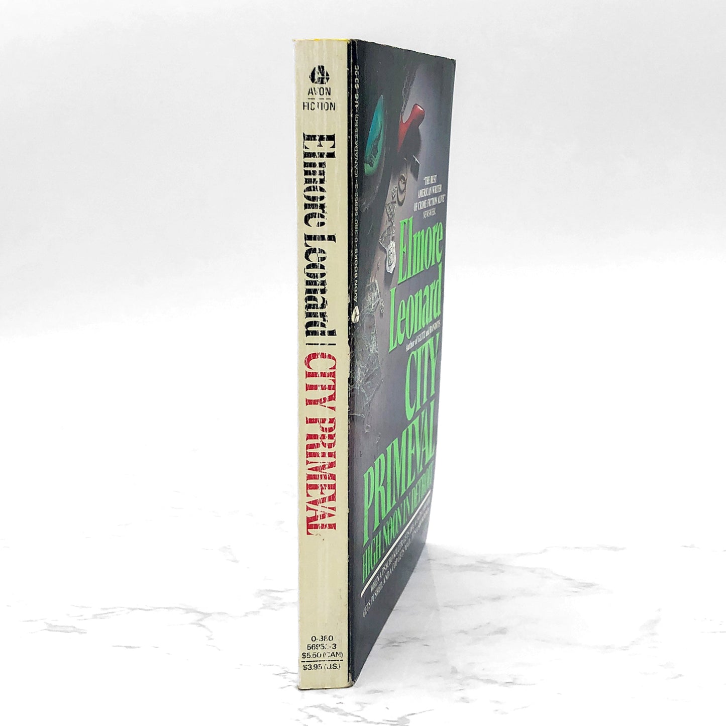 City Primeval: High Noon in Detroit by Elmore Leonard [1987 PAPERBACK] • Avon