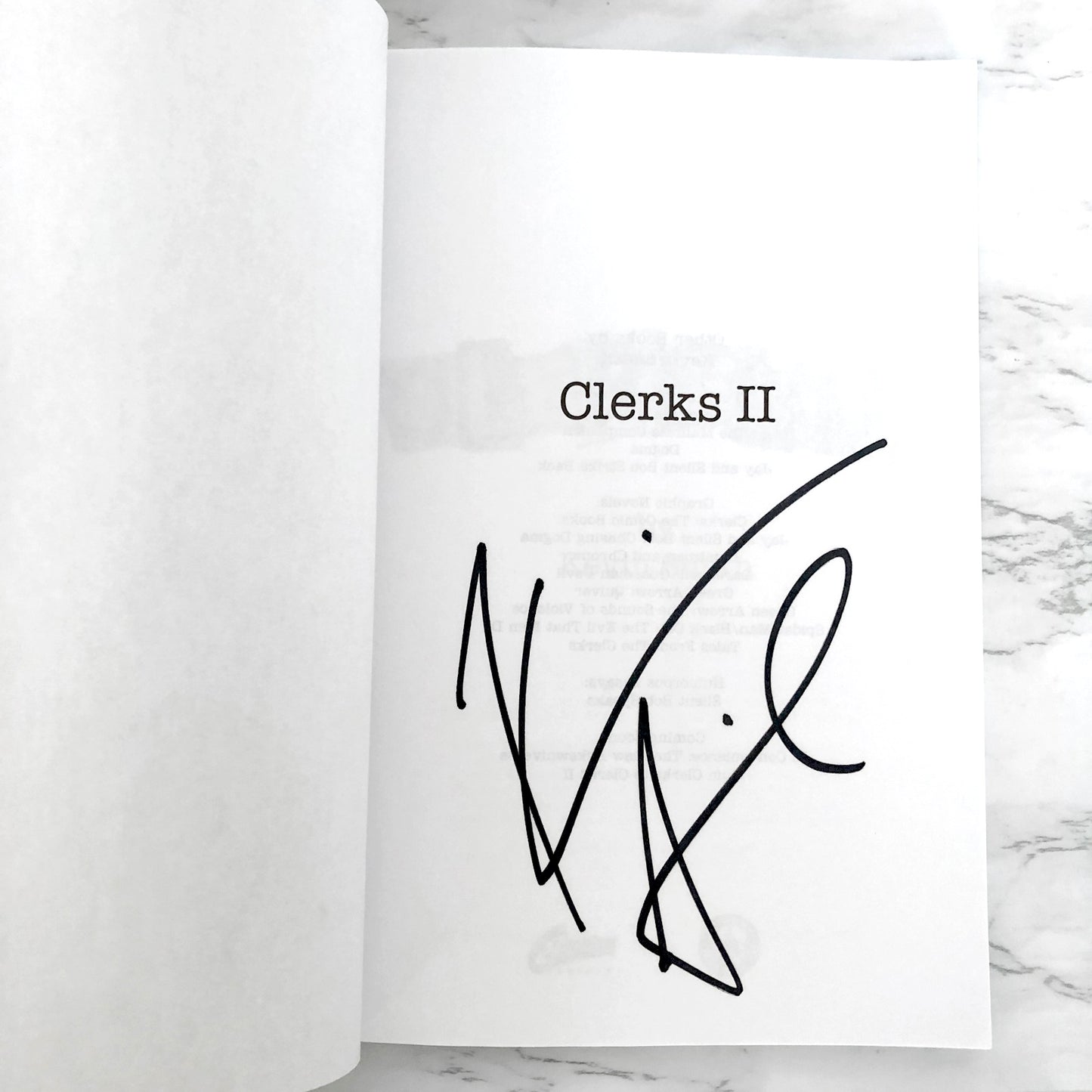 Clerks II: The Screenplay by Kevin Smith SIGNEDx2! [FIRST EDITION] 2006