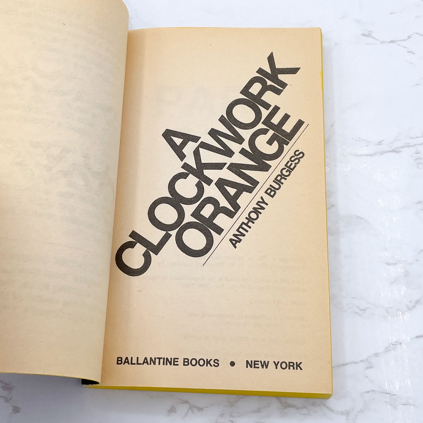 A Clockwork Orange by Anthony Burgess [1983 PAPERBACK] • Ballantine