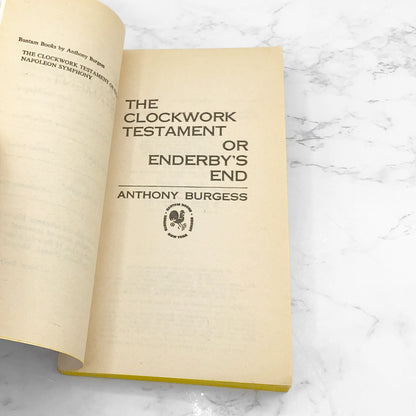 The Clockwork Testament or Enderby's End by Anthony Burgess [FIRST PAPERBACK PRINTING] 1976 • Bantam