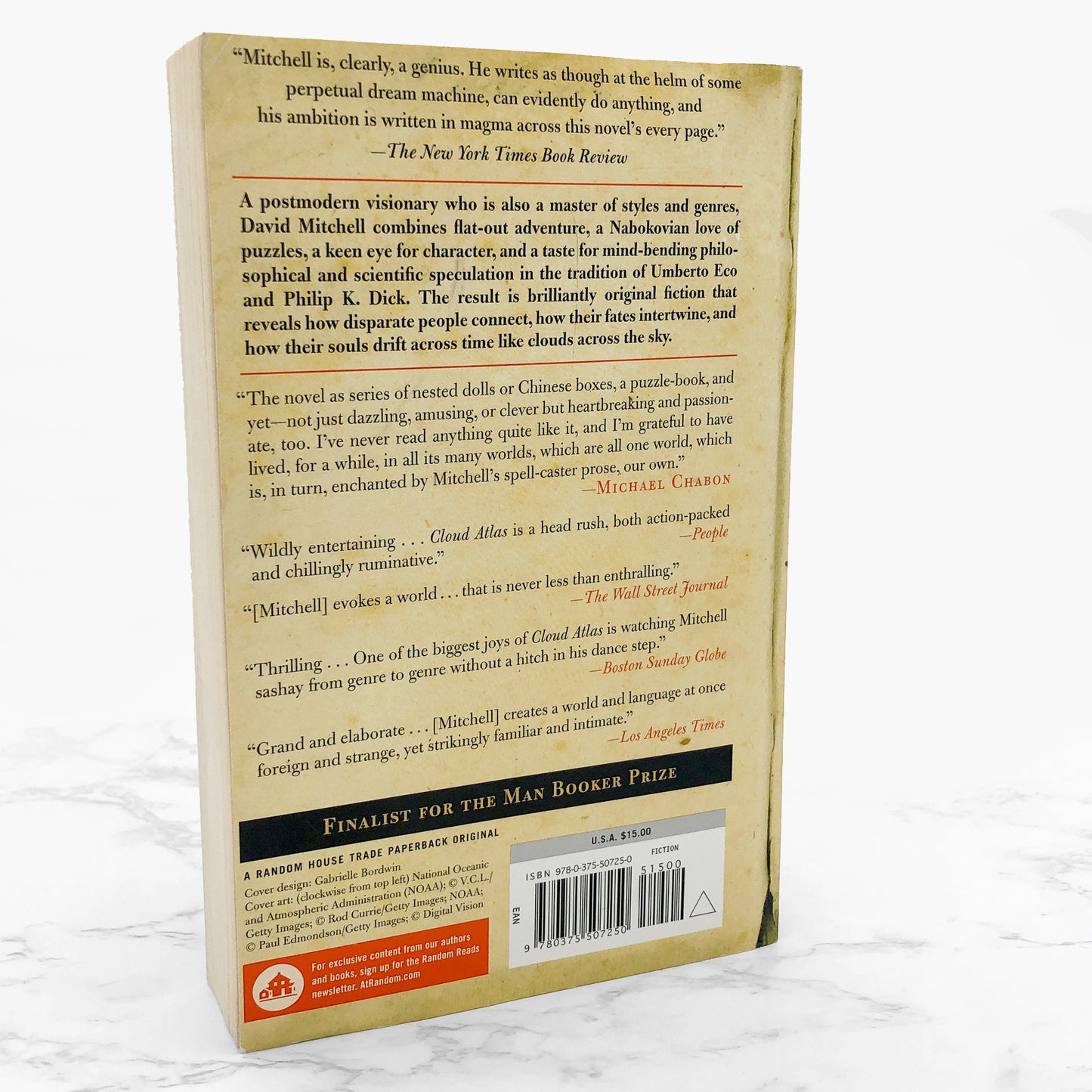 Cloud Atlas by David Mitchell [TRADE PAPERBACK] 2004 • Random House