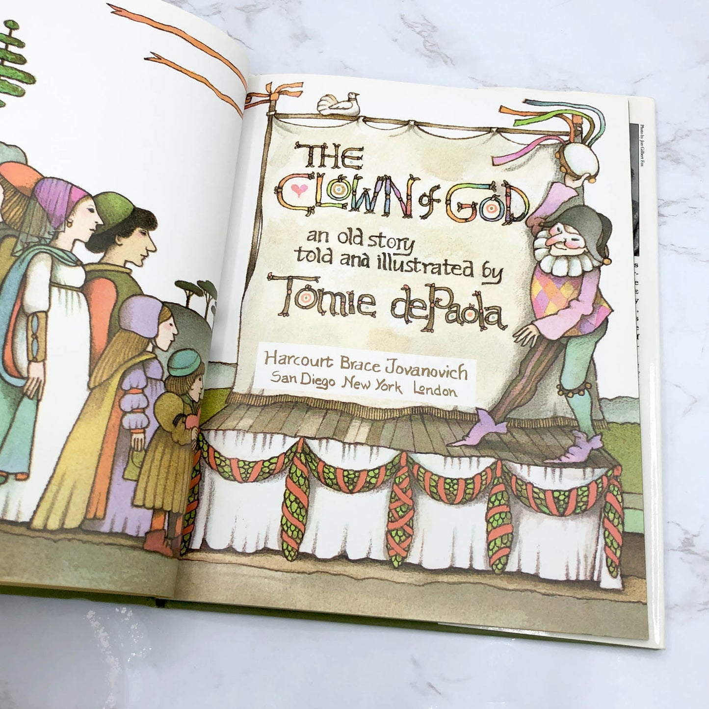 The Clown of God by Tomie dePaola [FIRST EDITION] 1978 • Later Printing • HBJ