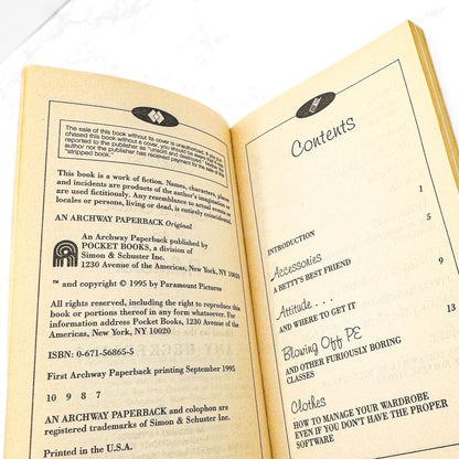 Clueless: Cher's Guide To... Whatever by H.B. Gilmour [FIRST EDITION PAPERBACK] 1995 • Archway