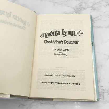 Coal Miner's Daughter by Loretta Lynn [1976 HARDCOVER] • BCE • Henrey Regnery Co.