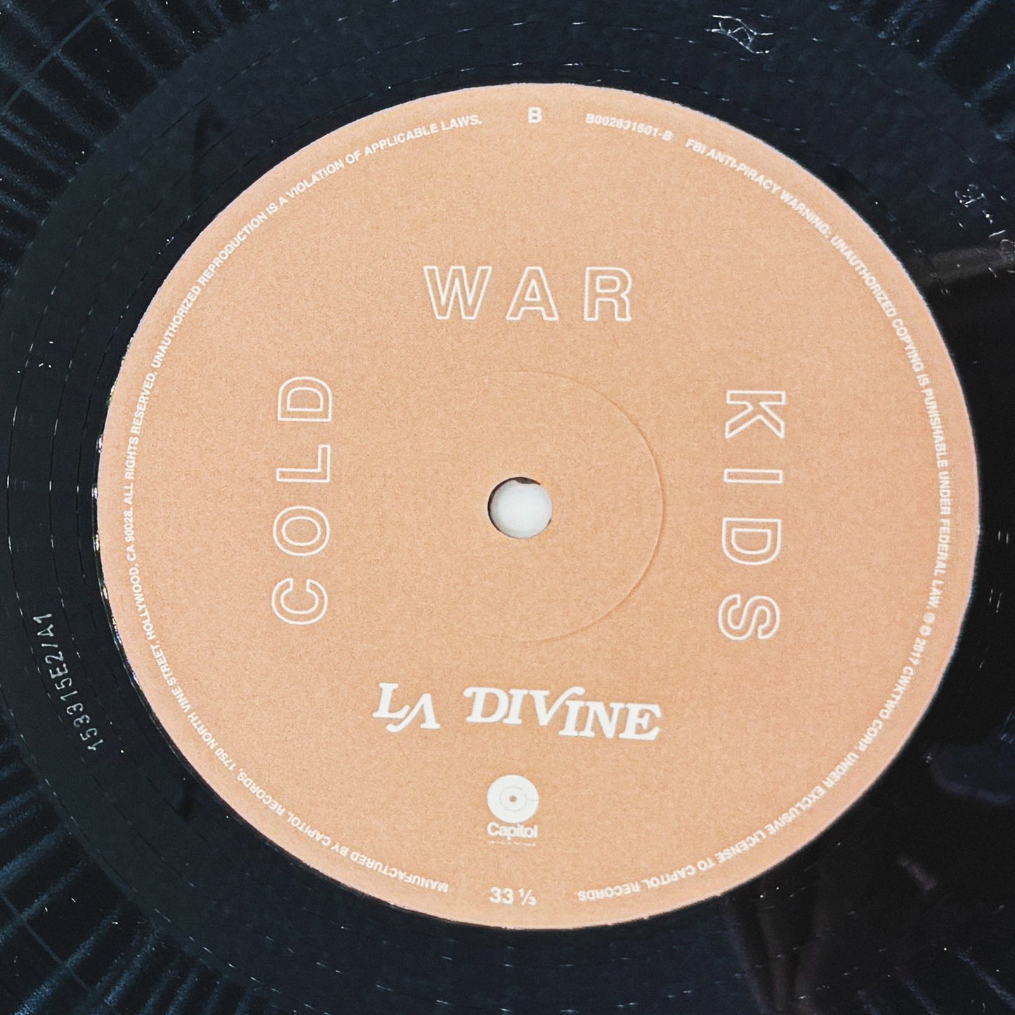 Cold War Kids – LA Divine [VINYL LP] 2017 • Capitol Records