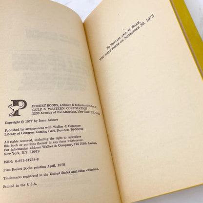 The Collapsing Universe:The Story of Black Holes by Isaac Asimov [FIRST PAPERBACK PRINTING] 1978 • Pocket