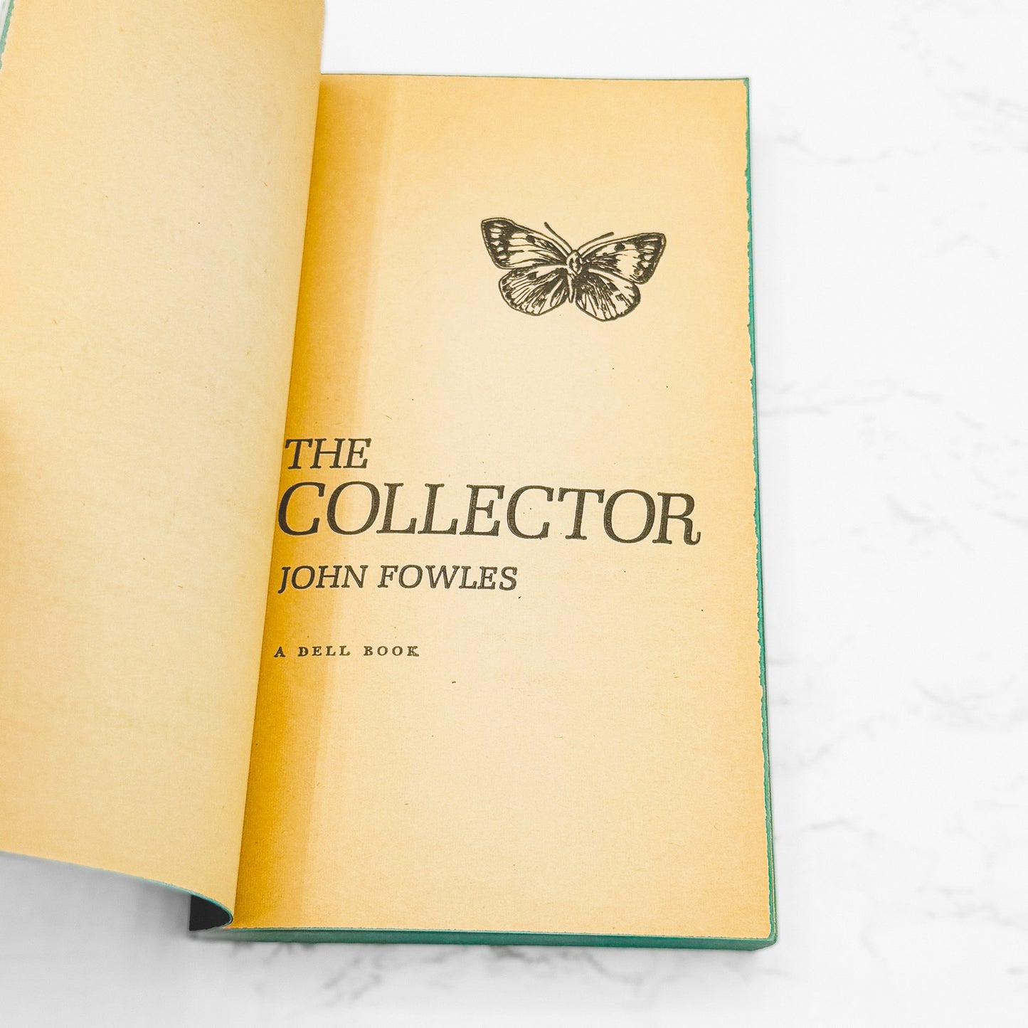 The Collector by John Fowles [FIRST PAPERBACK PRINTING] 1964 • Dell