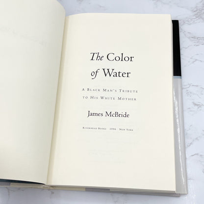 The Color of Water: A Black Man's Tribute to His White Mother by James McBride [FIRST EDITION] 1996 • Riverhead Books