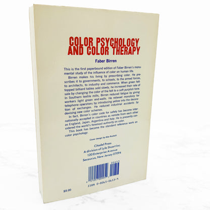 Color Psychology and Color Therapy by Faber Birren [FIRST PAPERBACK EDITION] 1965 • Citadel Press