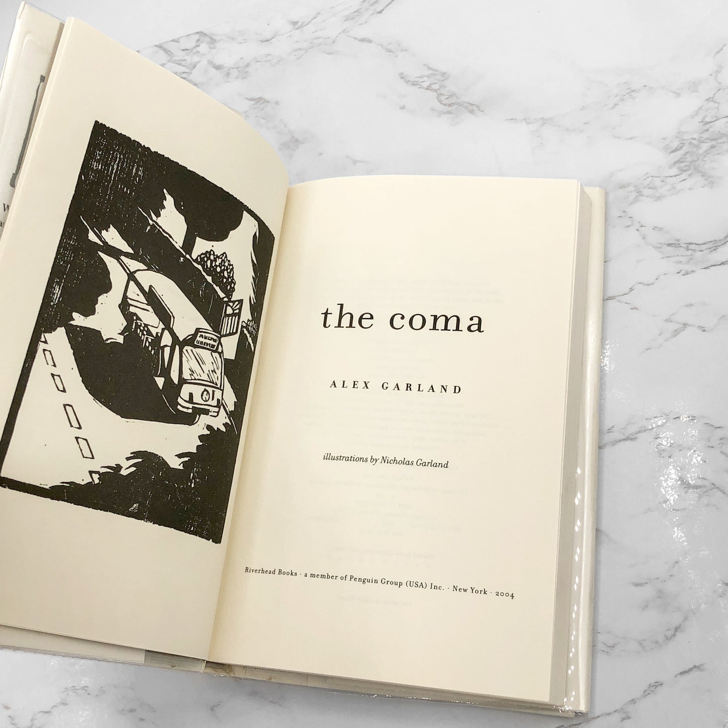 The Coma by Alex Garland SIGNED! [FIRST EDITION • FIRST PRINTING] 2004 • Riverhead