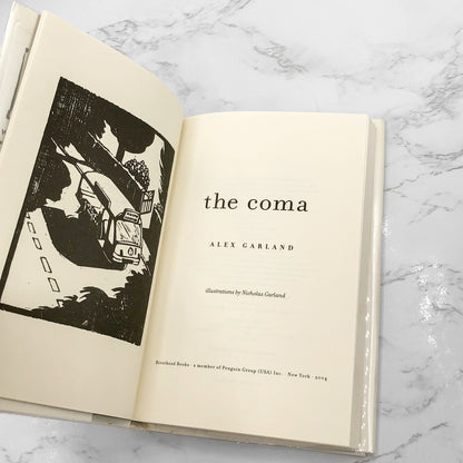 The Coma by Alex Garland SIGNED! [FIRST EDITION • FIRST PRINTING] 2004 • Riverhead