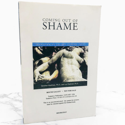 Coming Out of Shame: Transforming Gay & Lesbian Lives by Gershen Kaufman & Lev Raphael [UNCORRECTED PROOF] 1996 • Doubleday