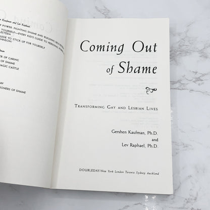 Coming Out of Shame: Transforming Gay & Lesbian Lives by Gershen Kaufman & Lev Raphael [UNCORRECTED PROOF] 1996 • Doubleday