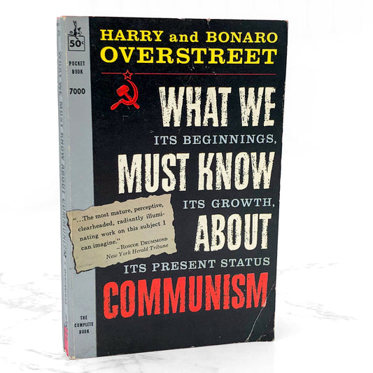 What We Must Know About Communism by Harry and Bonaro Overstreet [FIRST PAPERBACK PRINTING] 1960 • Pocket Books