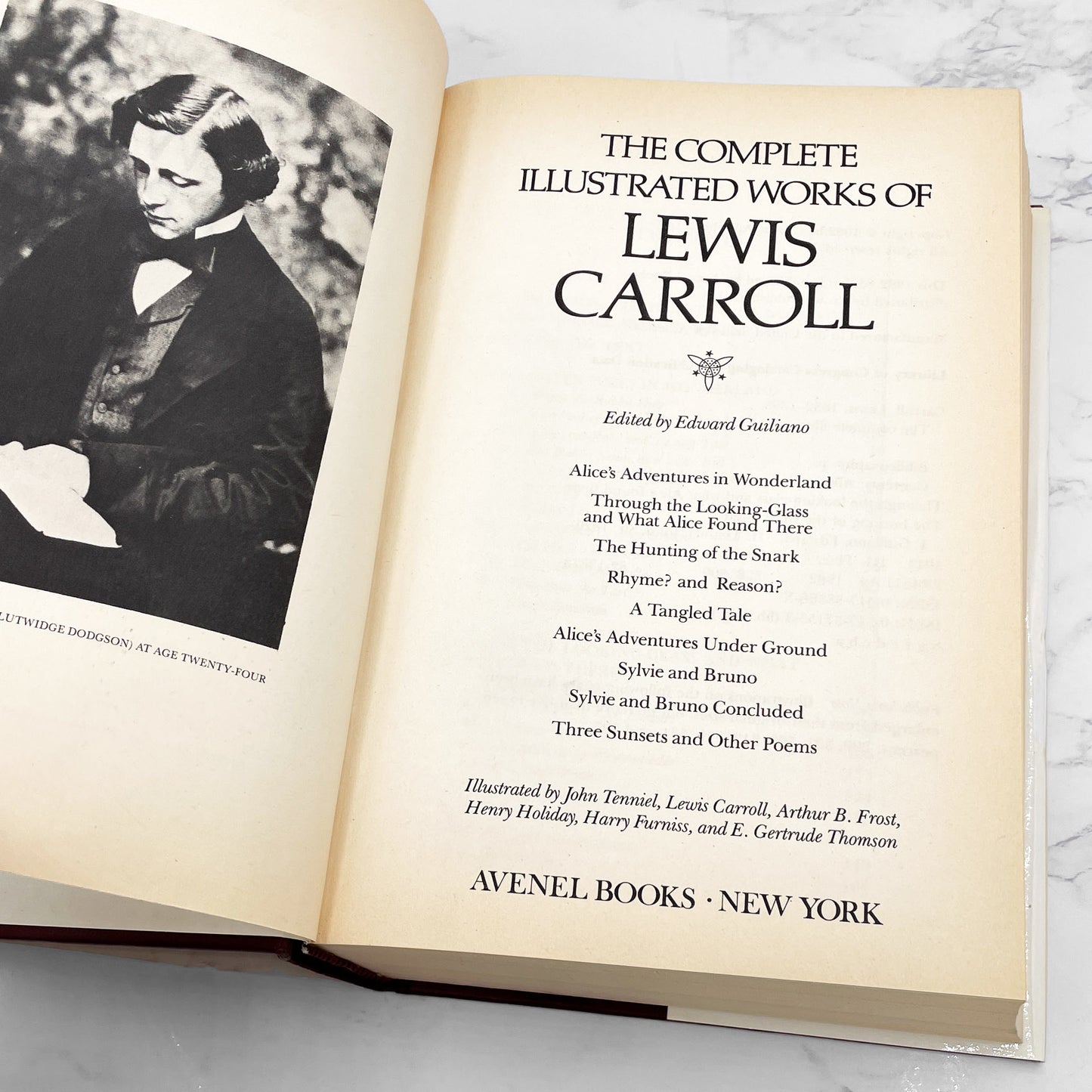 The Complete Illustrated Works of Lewis Carroll [FIRST EDITION OMNIBUS] 1982 • Avenel • First Printing!