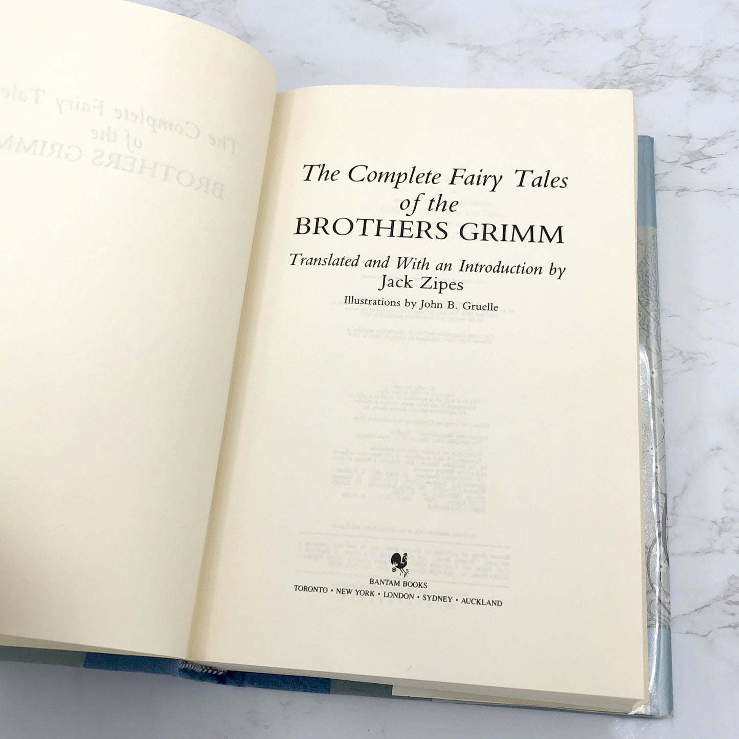 The Complete Fairy Tales of The Brothers Grimm translated by Jack Snipes [ILLUSTRATED HARDCOVER OMNIBUS] 1987 • Bantam