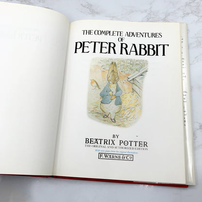 The Complete Adventures of Peter Rabbit by Beatrix Potter [HARDCOVER OMNIBUS] 1993 • Frederick Warne