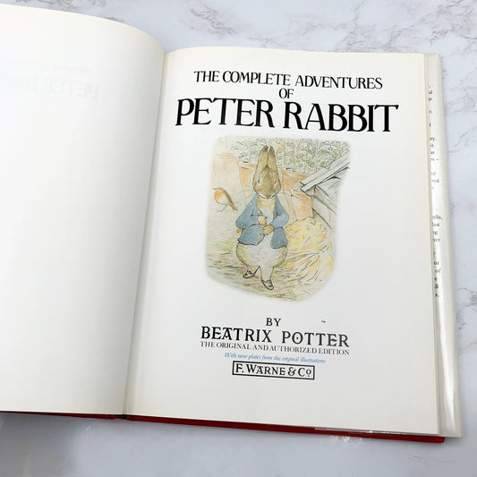 The Complete Adventures of Peter Rabbit by Beatrix Potter [HARDCOVER OMNIBUS] 1993 • Frederick Warne