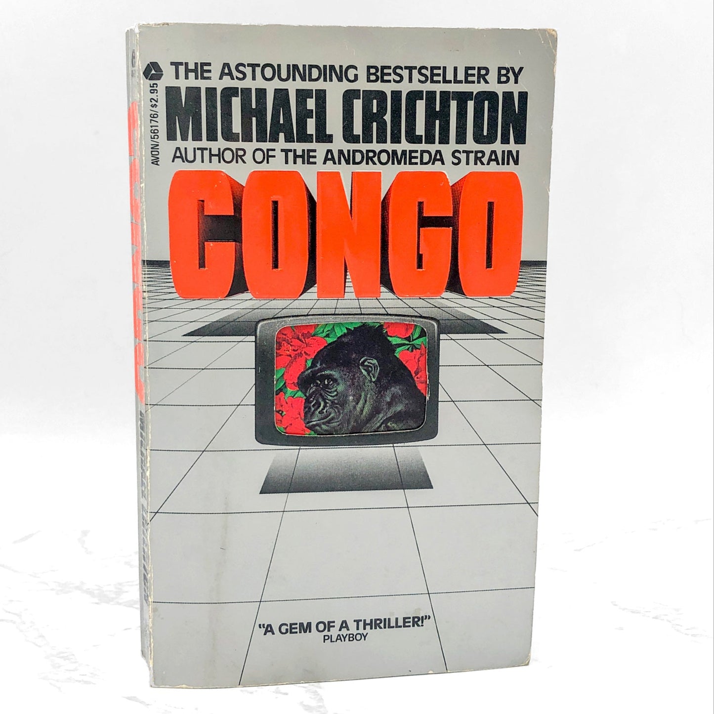 Congo by Michael Crichton [FIRST PAPERBACK PRINTING] 1981 • Avon