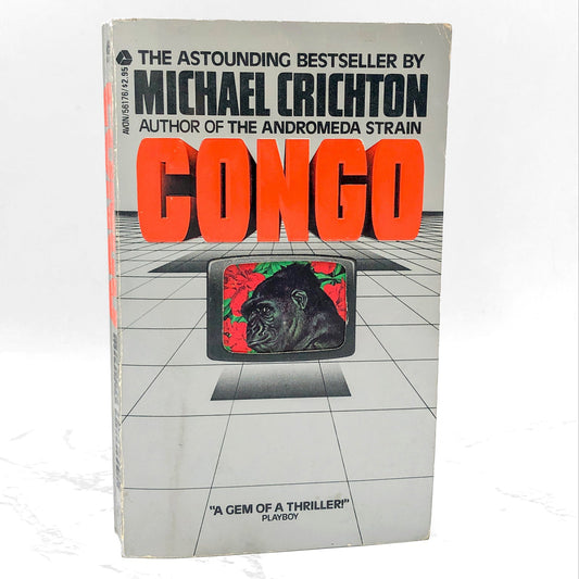 Congo by Michael Crichton [FIRST PAPERBACK PRINTING] 1981 • Avon