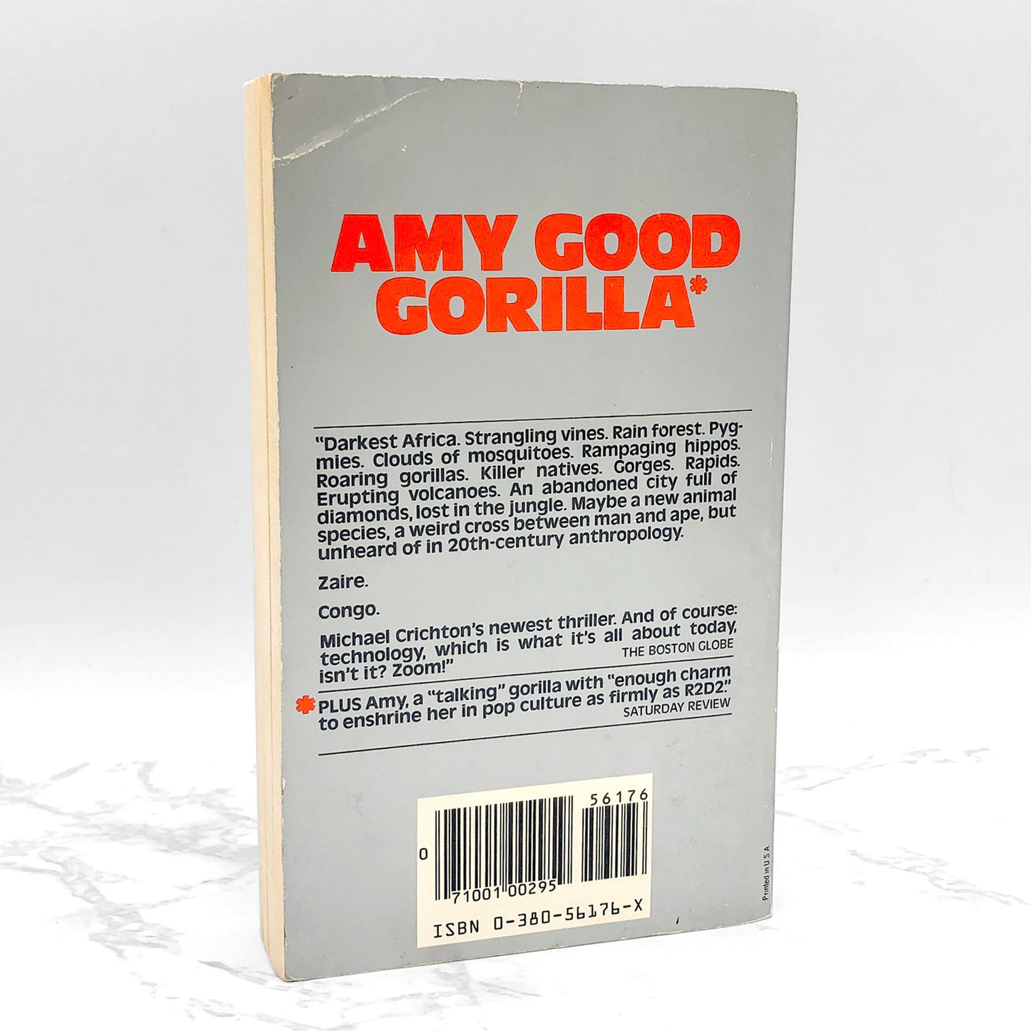 Congo by Michael Crichton [FIRST PAPERBACK PRINTING] 1981 • Avon