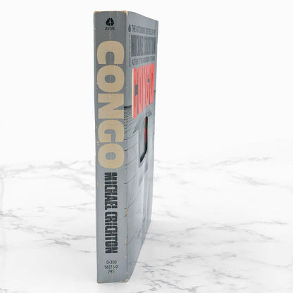 Congo by Michael Crichton [FIRST PAPERBACK PRINTING] 1981 • Avon