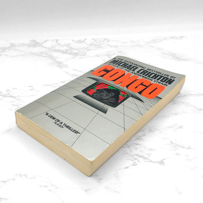 Congo by Michael Crichton [FIRST PAPERBACK PRINTING] 1981 • Avon