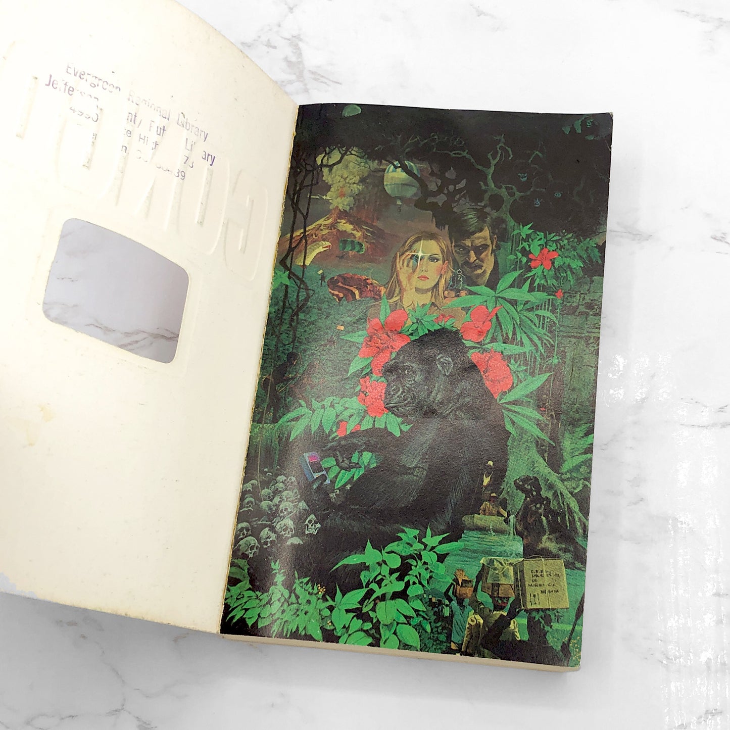 Congo by Michael Crichton [FIRST PAPERBACK PRINTING] 1981 • Avon