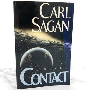 Contact by Carl Sagan [FIRST PAPERBACK EDITION] 1985 • Simon & Schuster