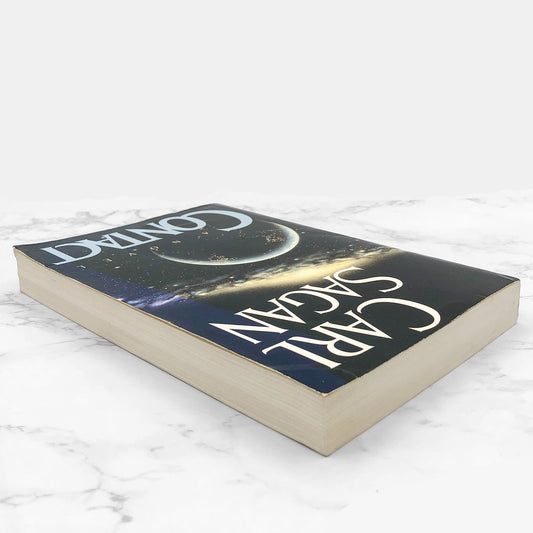 Contact by Carl Sagan [FIRST PAPERBACK EDITION] 1985 • Simon & Schuster