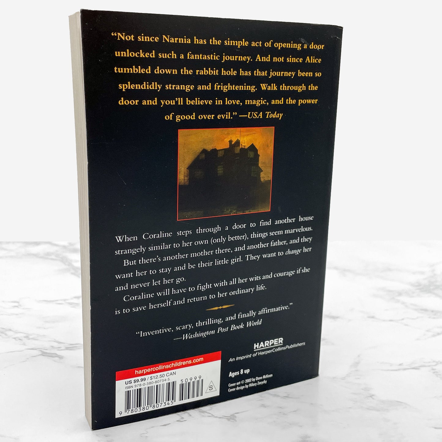 Coraline by Neil Gaiman [REVISED EDITION TRADE PAPERBACK] 2012 • Harper