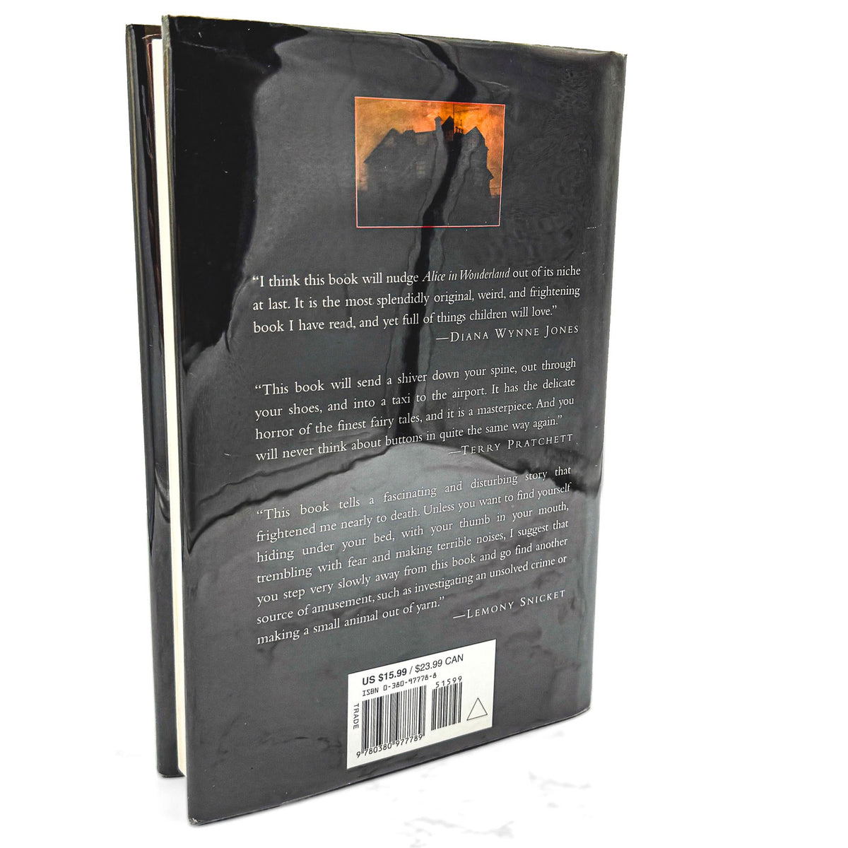 Coraline by Neil Gaiman [U.S. FIRST EDITION] 2002 • 8th Printing • Harper Collins