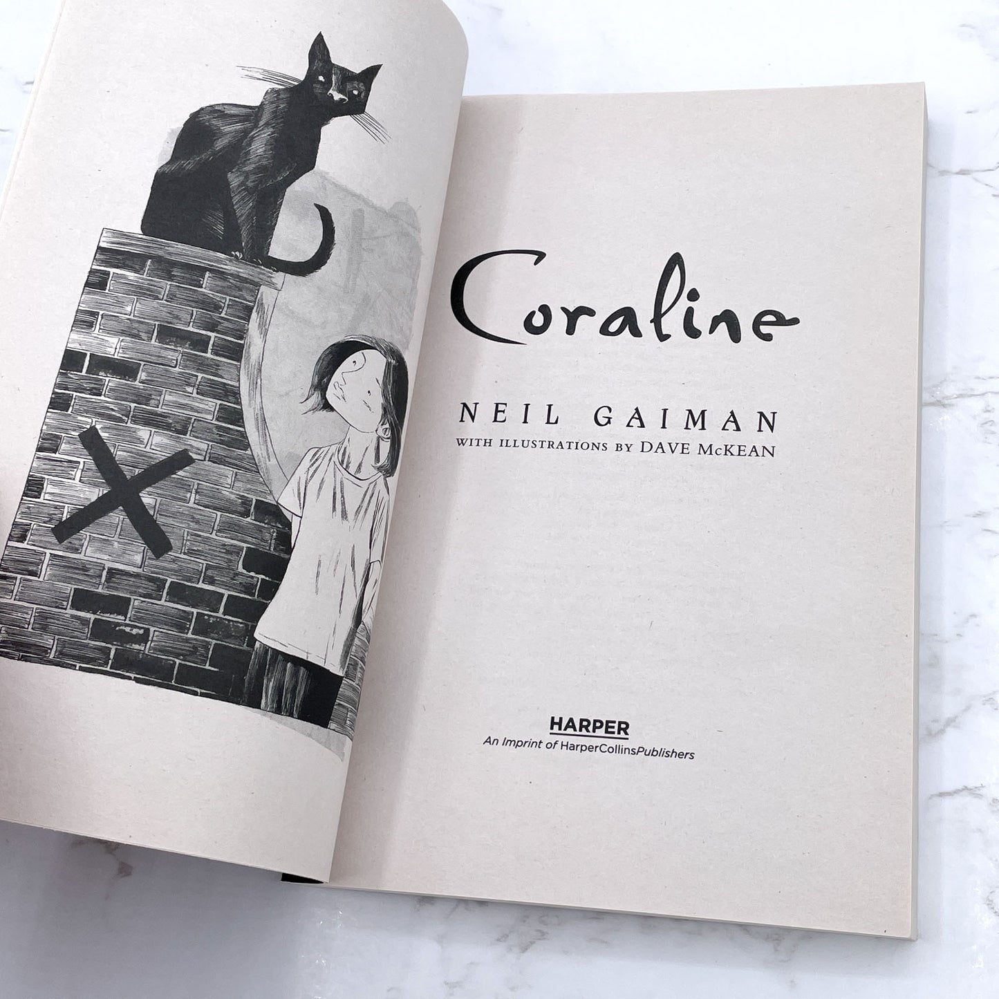 Coraline by Neil Gaiman [REVISED EDITION TRADE PAPERBACK] 2012 • Harper