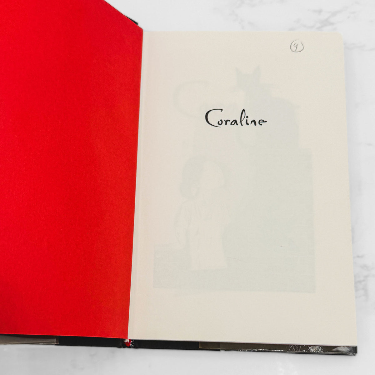 Coraline by Neil Gaiman [U.S. FIRST EDITION] 2002 • 8th Printing • Harper Collins