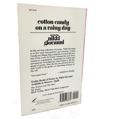 Cotton Candy on a Rainy Day by Nikki Giovanni [FIRST EDITION TRADE PAPERBACK] • 1978 • Quill