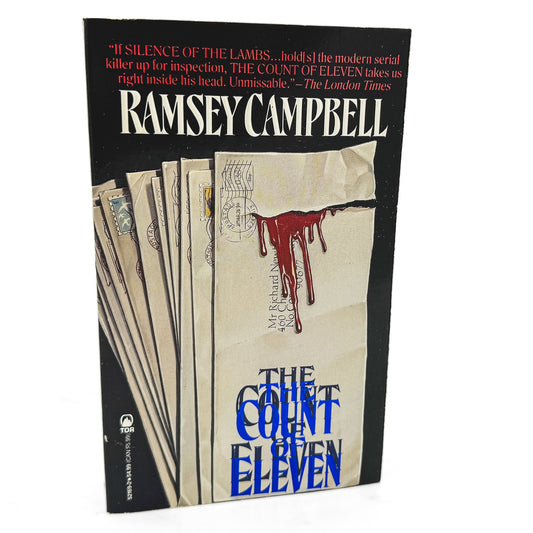 The Count of Eleven by Ramsey Campbell [FIRST PAPERBACK PRINTING] 1993 • TOR Horror