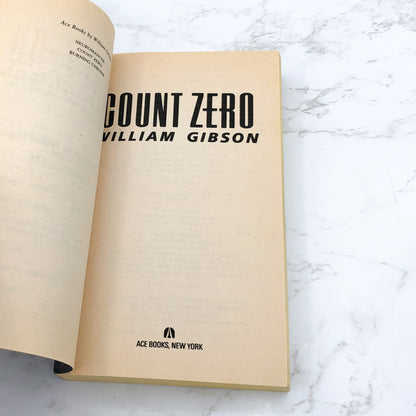 Count Zero by William Gibson [FIRST PAPERBACK EDITION] 1987 • Ace Sci-Fi