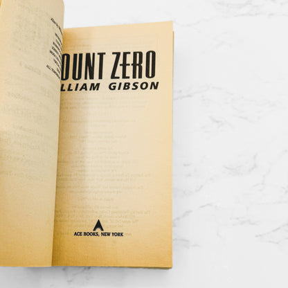 Count Zero by William Gibson [1987 PAPERBACK] • Ace Science Fiction