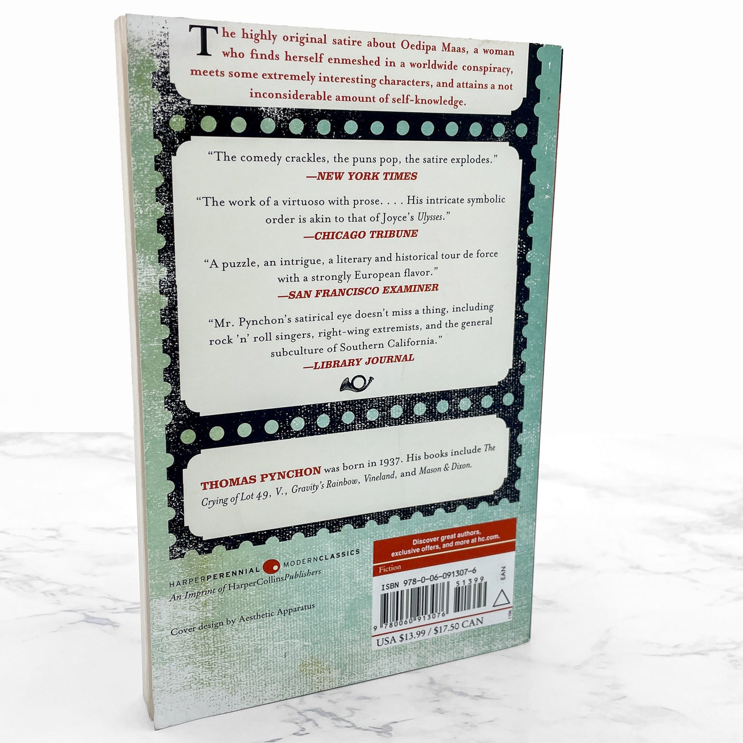 The Crying of Lot 49 by Thomas Pynchon [TRADE PAPERBACK] 2006 • Perennial Modern Classics