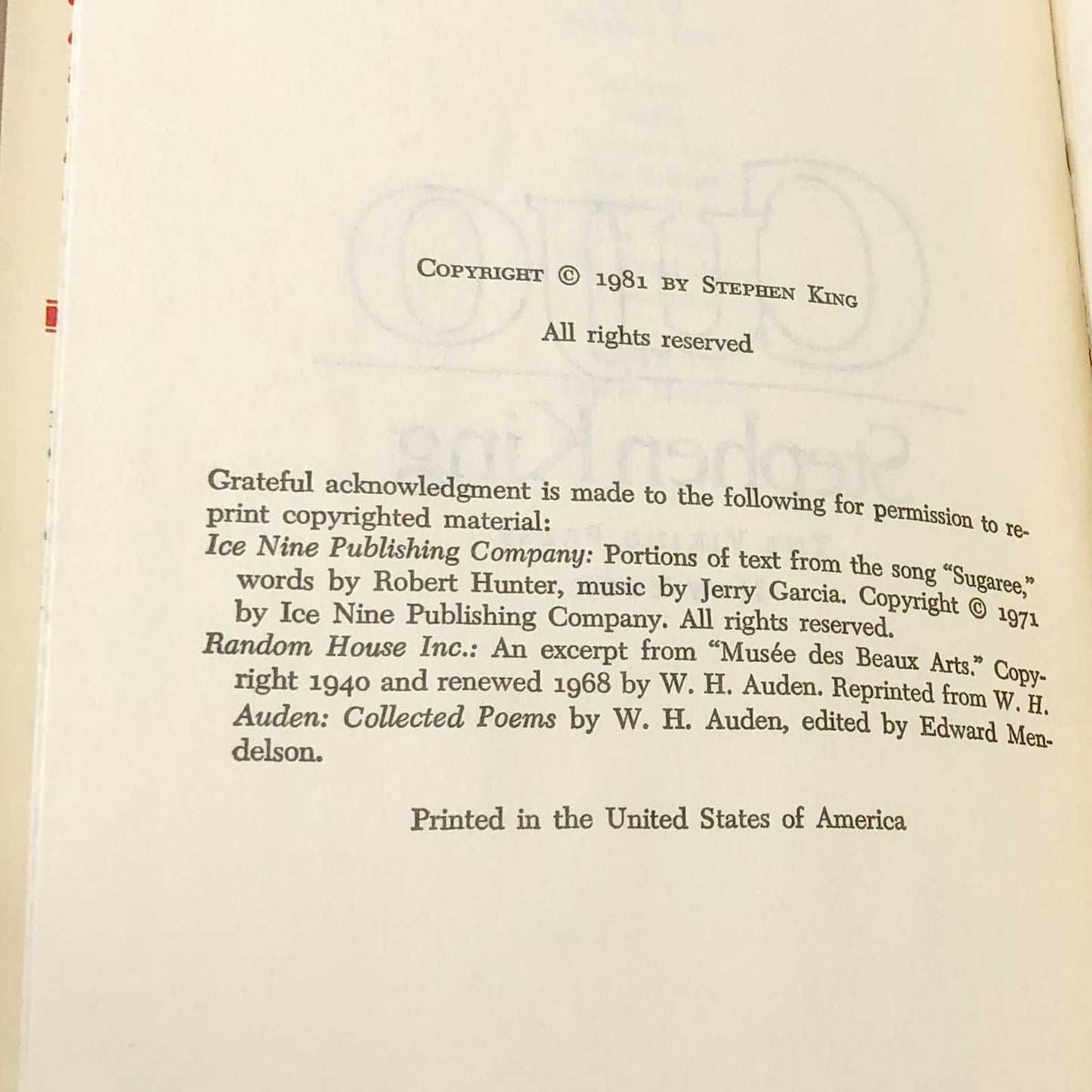 Cujo by Stephen King [BOOK CLUB HARDCOVER] 1981 • The Viking Press