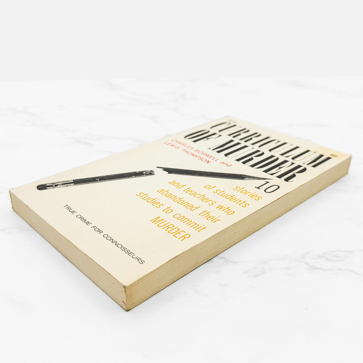 Curriculum of Murder by Charles Boswell & Lewis Thompson [FIRST EDITION PAPERBACK] 1962 • Collier True Crime