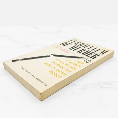 Curriculum of Murder by Charles Boswell & Lewis Thompson [FIRST EDITION PAPERBACK] 1962 • Collier True Crime