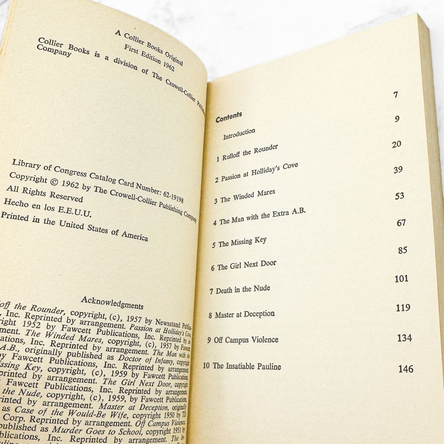 Curriculum of Murder by Charles Boswell & Lewis Thompson [FIRST EDITION PAPERBACK] 1962 • Collier True Crime